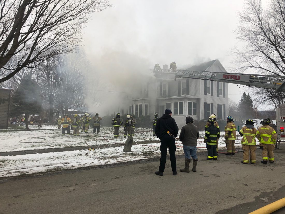 Crews battle heavy smoke, house fire in Portland | News, Sports, Jobs ...